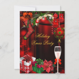 Convite Champanhe Verde do Partido das Férias Elegantes