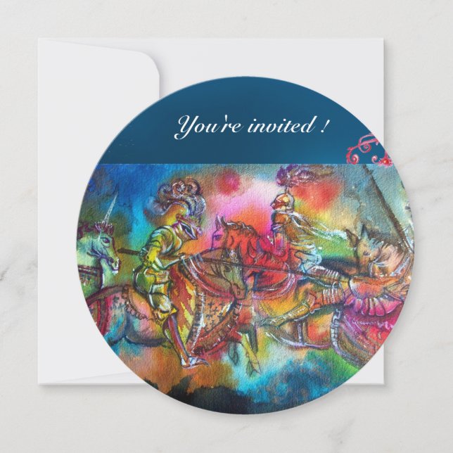 CONVITE CHANSON DE ROLAND/ COMBATE DE KNIGHTS NO TURNO (Frente)