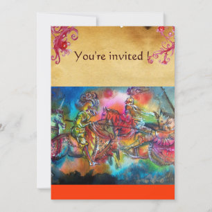 CONVITE CHANSON DE ROLAND/ COMBATE DE KNIGHTS NO TURNO