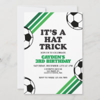 Chapéu de Truque de Futebol Listras Verdes Anivers