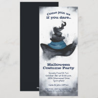 Chapéu Preto de Bruxa no Halloween
