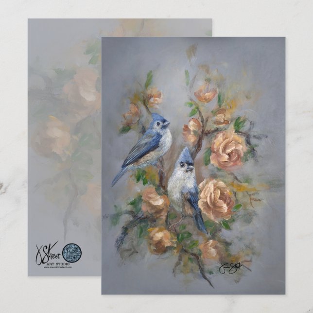 Convite Chapins-de-poupa (Frente/Verso)