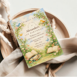 Convite Chapter Two Woodland Story Birthday