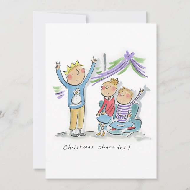 Convite Charadas de Natal (Frente)