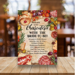 Convite Charcuterie com a noiva para ser Chá de panela