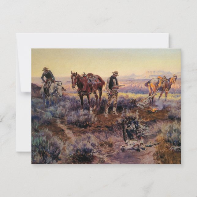 Convite Charles M. Russell que paga o violinista (1919) (Frente)