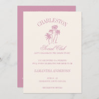 Charleston Bachelorette Weekend Pink Social Club