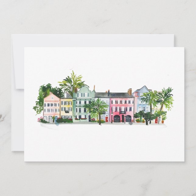 Convite Charleston Carolina do Sul (Frente)