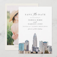 CHARLOTTE CAROLINA DO NORTE Skyline Salve a data