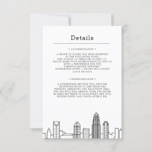 Convite Charlotte Wedding   Detalhes do convidado