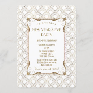 Convite Charm Old Hollywood Excelente Gatsby New Year Part