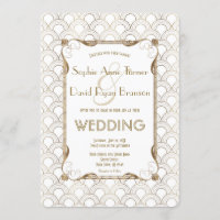 Charm Old Hollywood Excelente Gatsby White Wedding