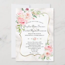 Convite Charm Primavera Garden Flowers Bloom Weding