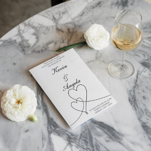 Convite Charme Contemporâneo: Casamento Elegante e Mínimo