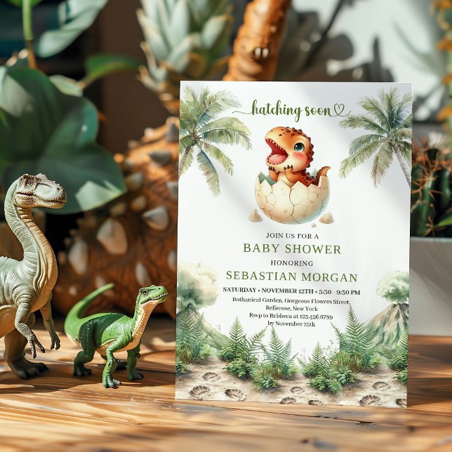 Convite Charming Hatching Soon Baby Shower Digital Card (Charming Hatching Soon Baby Shower Digital Card)