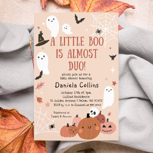 Convite Charmoso Um Pequeno Bu Halloween Baby Shower