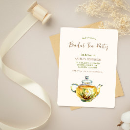 Convite CHARMY Chamomile Bridal Tea Party