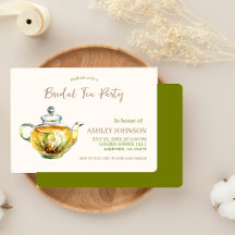 CHARMY Chamomile Bridal Tea Party