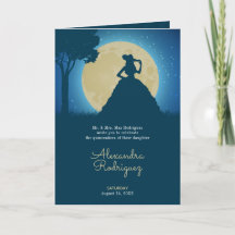 Charro Silhouette com Moon Quinceanera
