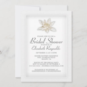 Convite Chás de panela brancos