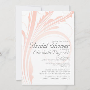 Convite Chás de panela elegantes do Flourish
