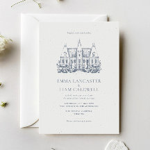 Chateau Venue Desenhando Casamento Minimalista