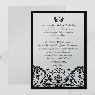 Convite Chave para Meu Coração/Casamento