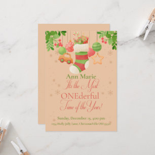 Convite Cheer de Férias Maravilhosas – Aniversário de Nata
