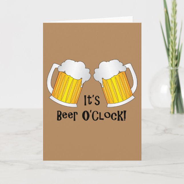 Convite Cheers Pints of Beer Funny Birthday Party Invite (Frente)