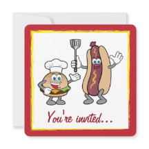 Cheeseburger e Hot Dog Cook-Out