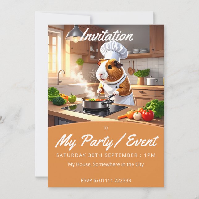 Convite Chef de Suíno-guinchado (Frente)