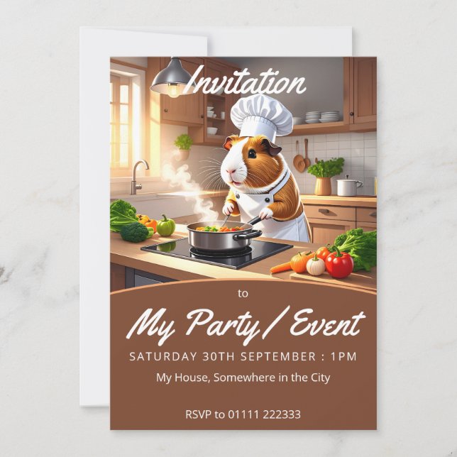 Convite Chef de Suíno-guinchado (Frente)