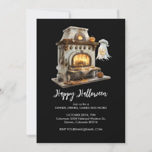 Convite Chef Fantasma Spooky com Loja Antica, Halloween