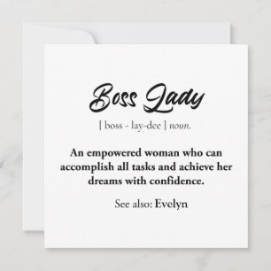 Convite Chefe Lady Mug - Presente de Mulher Empoderada, Co