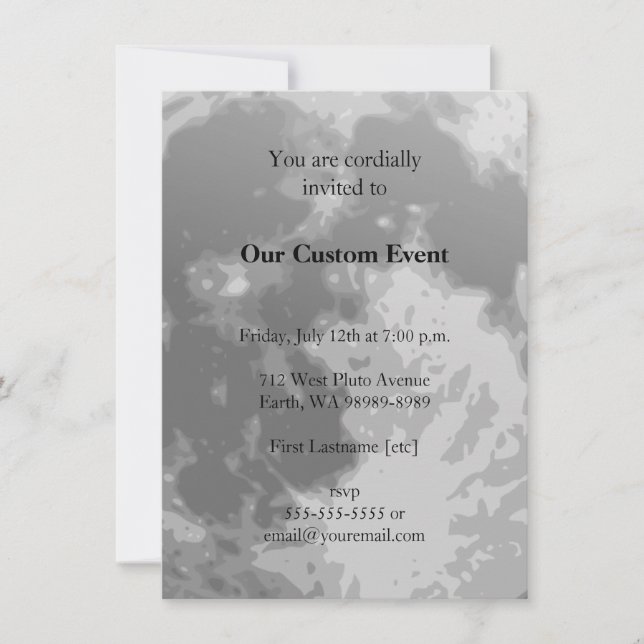 Convite Cheio Luna Moon (Frente)