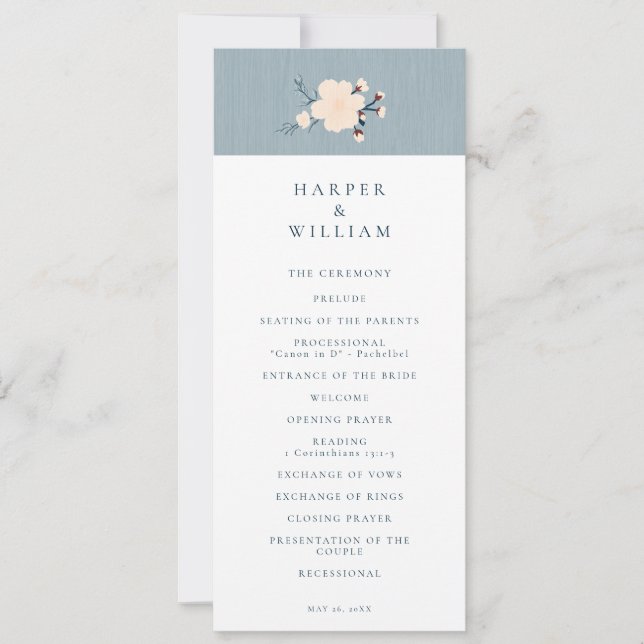 Convite Cherry blossom japandi (Frente)