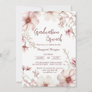 Convite Cherry Blossom, Rosa E Bridal Brunch
