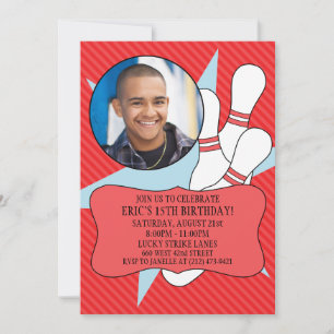 Convite Cherry Red Sem Tempo Para Poupar Foto Do Partido D