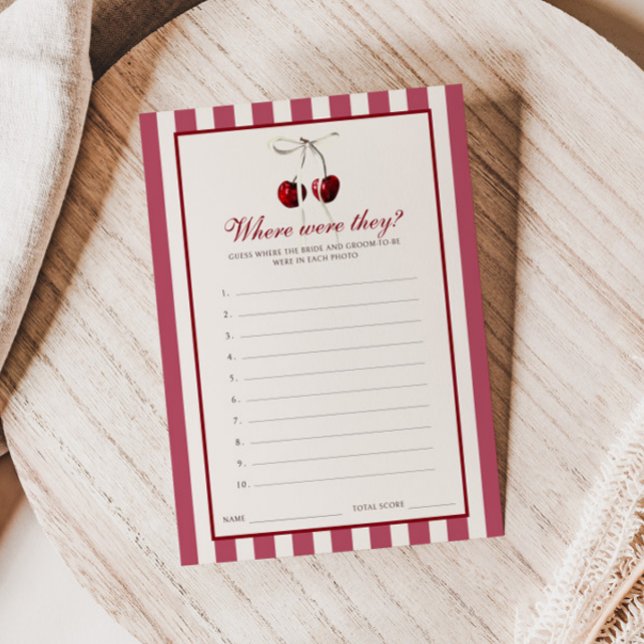 Convite Cherry Strike Chá de panela Onde Eles Estavam (Criador carregado)