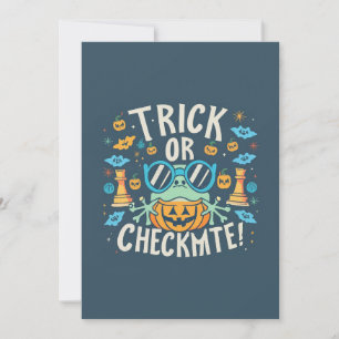 Convite Chess Halloween
