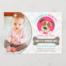 Chevron-turquoise rosa-rosado-convite para cães