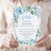 Chic Boho Ice azul floral eucalipto renovação da p