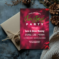 Chic elegante e verde marble art Natal