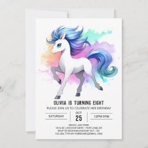 Convite Chic Printable Horse Birthday