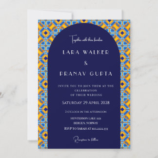 Convite Chic Psychedelic Summer Love