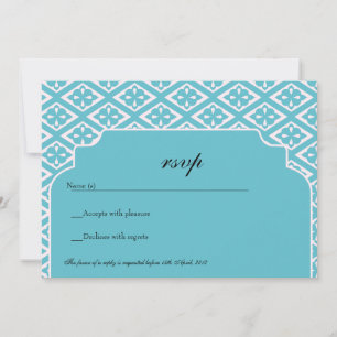 Convite Chicago Blue - Placas RSVP