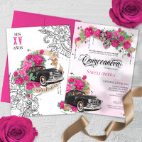 Chicana Lowrider Rosa Rosa Chola Quinceanera
