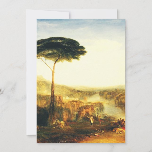 Convite Childe Harold's Pilgrimage de Joseph Turner (Frente)