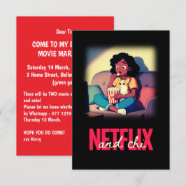 Convite Chimigos Netflix and Chi Chihuahua Movie Night