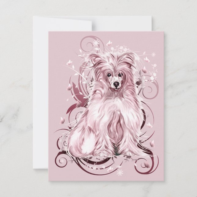 Convite Chinês - Rosa - NB (Frente)